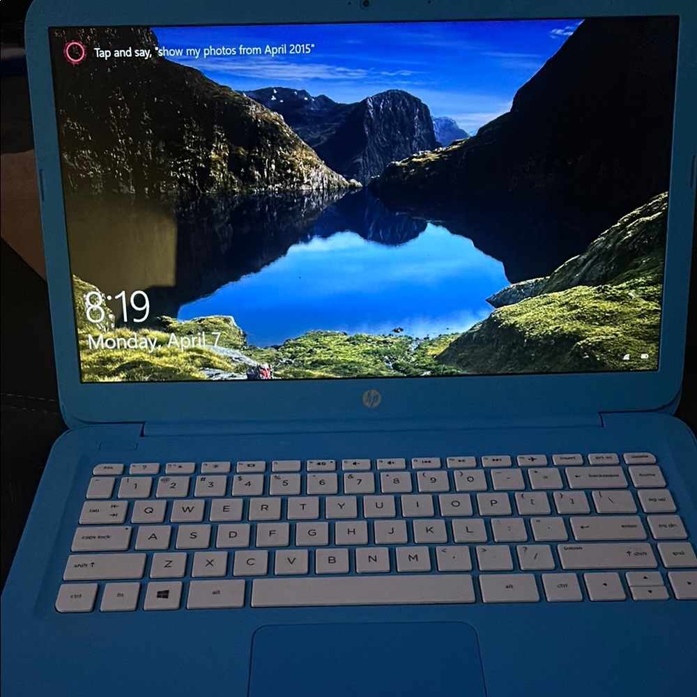 HP Blue Laptop